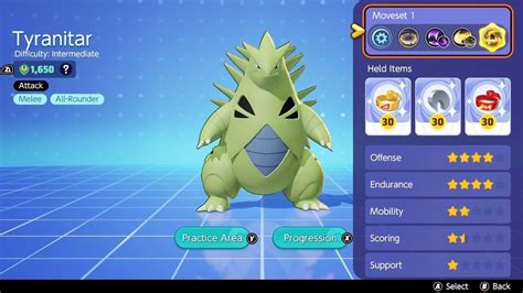 Tyranitar Best Moveset and Build .